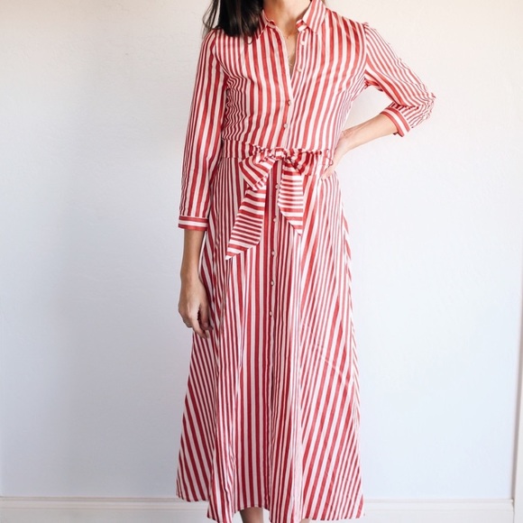 Zara Candy Stripe Dress - Picture 1 of 2
